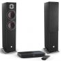 Активная напольная акустика Dali Oberon 7 C Black Ash + Sound Hub Compact